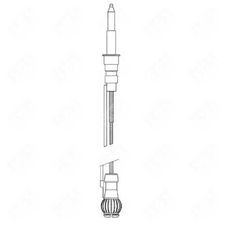 THERMOCOUPLE D'ORIGINE PLAQUE DE CUISSON - 140048737054
