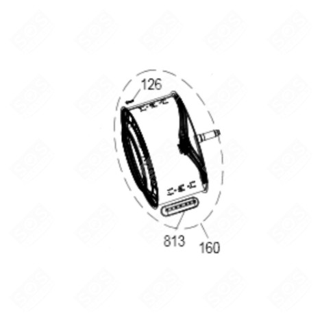 TAMBOUR 49-ALVA LAVE-LINGE D'ORIGINE MACHINE À LAVER, LAVE-LINGE - 22384629