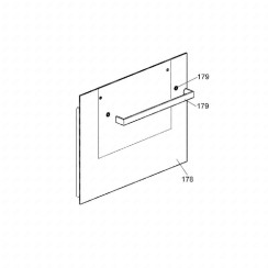Vitre extérieure (repère 178)