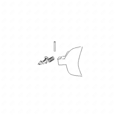 ENSEMBLE POIGNÉE HUBLOT MACHINE À LAVER, LAVE-LINGE - 49030296