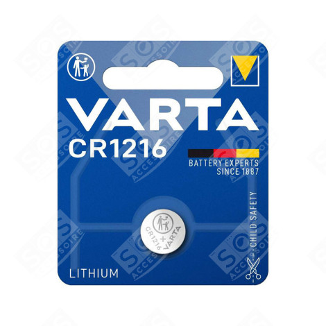 PILE LITHIUM CR1216 3V ACCESSOIRES ET ENTRETIEN - 6216101401