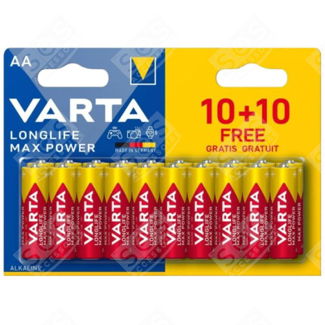 BLISTER 20 PILES LONGLIFE D'ORIGINE ACCESSOIRES ET ENTRETIEN - 4706101490
