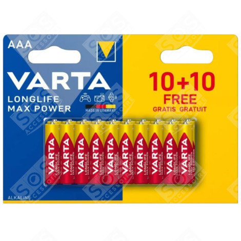 BLISTER DE 20 PILES LONGLIFE D'ORIGINE ACCESSOIRES ET ENTRETIEN - 4703101490