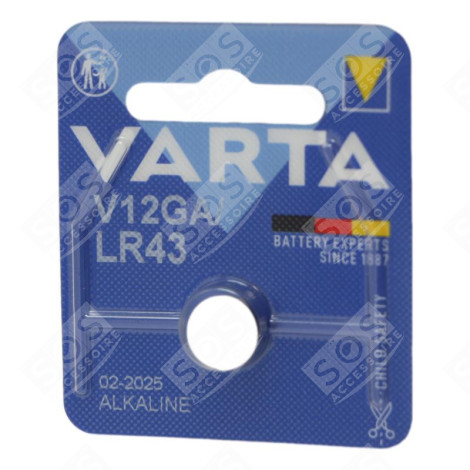 PILE ALCALINE V12GA/LR43 1.5V ACCESSOIRES ET ENTRETIEN - 4278101401