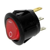 Interrupteur lumineux rouge