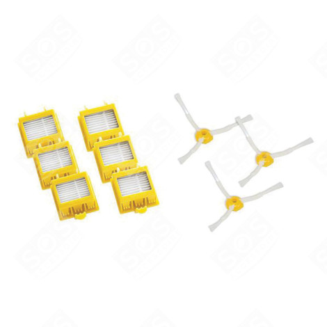 FILTRES + BROSSES SÉRIE 700 ASPIRATEUR ROBOT - ACC239, 21986