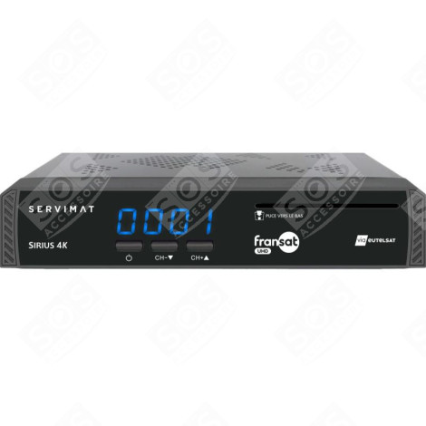 RECEPTEUR FRANSAT UHD D'ORIGINE TÉLÉVISION - SIRIUS4K