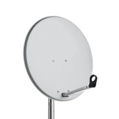 Parabole alu 65cm blanche