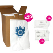 Pack 20 sacs gn + 5 filtres