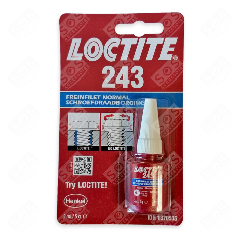 FREINAGE DE VIS EN FLACON, FREIN FILET RÉSISTANCE NORMALE 5 ML ACCESSOIRES ET ENTRETIEN - 1370535