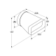 ADAPTATEUR TUYAU, ACCESSOIRE D'ENTRETIEN ROND PLAT 206 X 222 X 150 MM HOTTE - 17005353, HZ9VDSI0