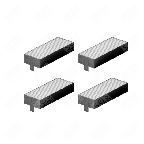 FILTRES ACOUSTIQUES DU SYSTÈME D'ASPIRATION 195 X 75 X 35 MM HOTTE - 17004795, HZ9VEDU0