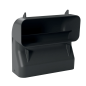 Boîtier de ventilateur, Conduit plat 90 ° vertical S
