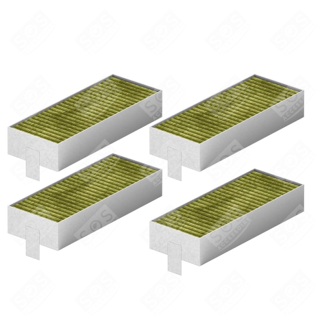 FILTRE À CHARBON CLEAN AIR PLUS 195 X 75 X 34 MM HOTTE - 17007412, 17004805