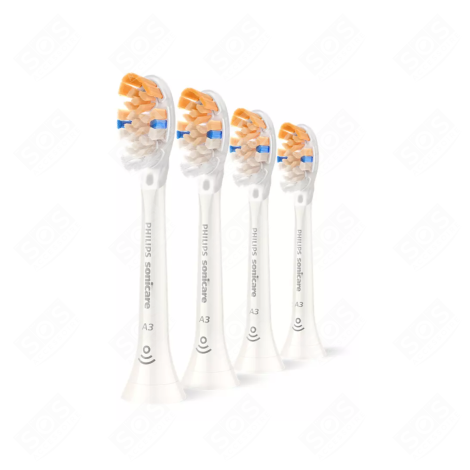 LOT DE 4 TÊTES DE BROSSE BROSSE À DENTS ÉLECTRIQUE - HX9094/87, HX909487