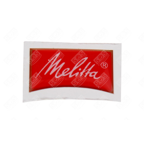AUTOCOLLANT 593 LOGO MELITTA D'ORIGINE CAFETIÈRE, MACHINE À CAFÉ - 6715434