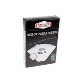 Lot de 100 filtres à café en papier n° 4 d'origine