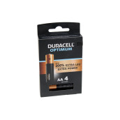 Lot de 4 piles aa optimum extra power d'origine