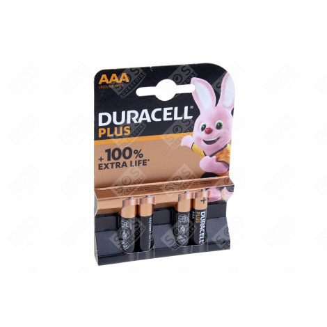 LOT DE 4 PILES MN2400 PLUS 100% EXTRA LIFE AAA LR03 D'ORIGINE ACCESSOIRES ET ENTRETIEN - DML24004