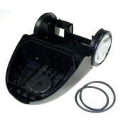 Boitier avec roues arrières