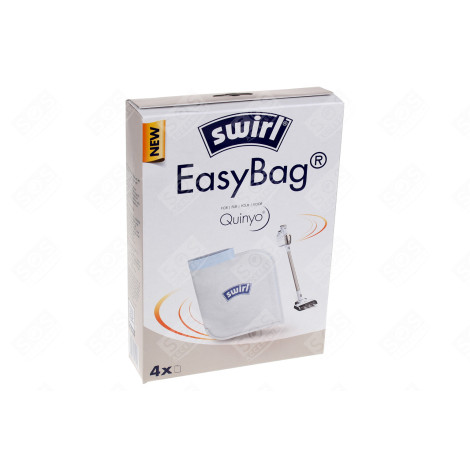 BOITE DE 4 SACS QUINYO EASYBAGS D'ORIGINE ASPIRATEUR - 6776842