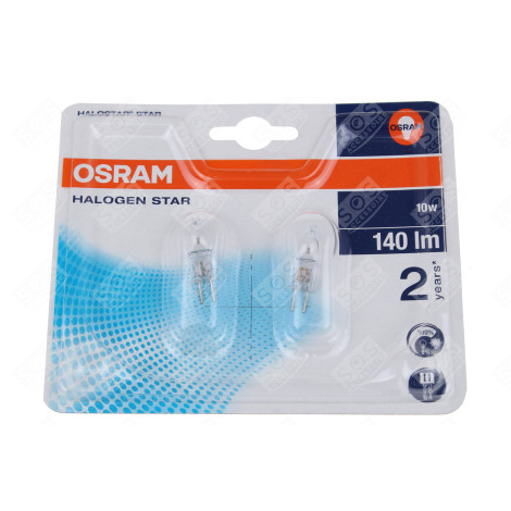 LOT DE 2 HALOSTAR STAR G4 / 10W / 12V D'ORIGINE LUMINAIRE - 4008321201812
