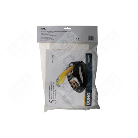 LOT DE 5 SACS D'ORIGINE ASPIRATEUR - DO7247SSET2