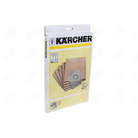 LOT DE 5 SACS FILTRANTS PAPIER D'ORIGINE ASPIRATEUR - 69040720