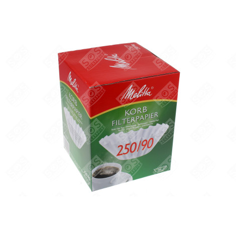 BOITE DE 250 FILTRE PAPIER CORBEILLE D'ORIGINE CAFETIÈRE, MACHINE À CAFÉ - 5900459