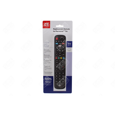 TÉLÉCOMMANDE - COMPATIBLE POUR PANASONIC D'ORIGINE TÉLÉVISION - URC4914