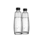 Duo-pack bouteilles en verre 1l - lavable au lave-vaisselle d'origine