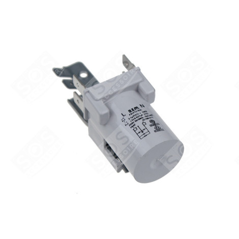 CONDENSATEUR ANTI-PARASITE 0.1 ΜF 16A MACHINE À LAVER, LAVE-LINGE - D068001