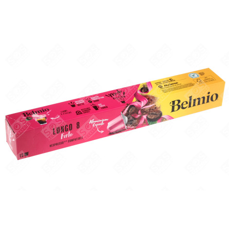 BELMIO LUNGO FORTE CAFÉ - 10 CAPSULES D'ORIGINE CAFETIÈRE, MACHINE À CAFÉ - 541515031271