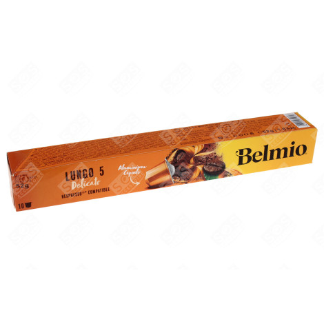 BELMIO LUNGO DELICATO CAFÉ - 10 CAPSULES D'ORIGINE CAFETIÈRE, MACHINE À CAFÉ - 541515031261