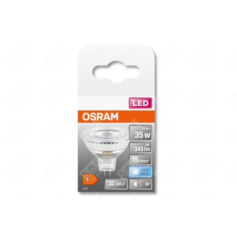 LED STAR PAR MR16 (35) 36°- 3,8W/840 12V GU5.3 D'ORIGINE LUMINAIRE - 4058075796812