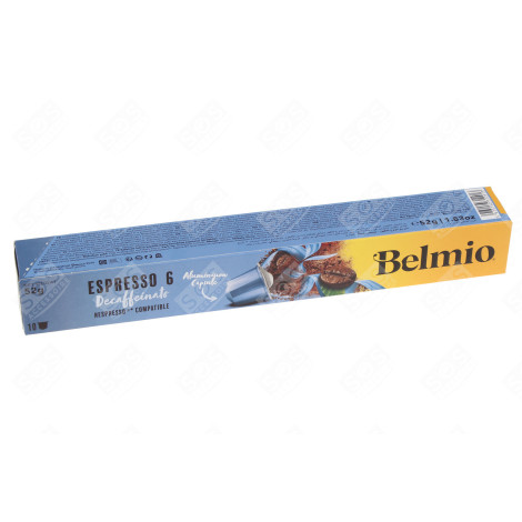 BELMIO ESPRESSO DECAFFEINATO CAFÉ - 10 CAPSULES D'ORIGINE CAFETIÈRE, MACHINE À CAFÉ - 541515031291