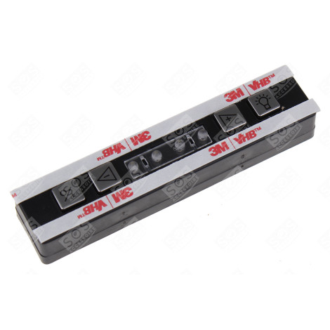 TOUCHE SENSITIVE / COMMANDE A TOUCHES 4 LEDS+ RUBAN VHB D'ORIGINE HOTTE - 990344