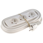 Prise mult.blanc+cordon 3m 3 x 16 a. emballe Prise mult.blanc+cordon 3m 3 x 16 a. emballe
