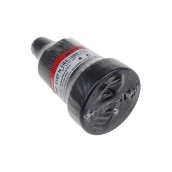 Prise pvc souple 16a avec terre noir Prise pvc souple 16a avec terre noir