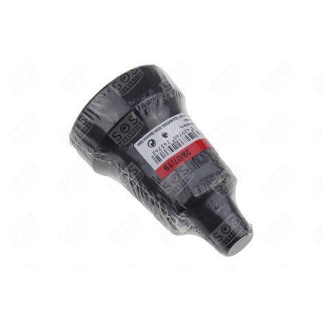 PRISE PVC SOUPLE 16A AVEC TERRE NOIR ÉLECTRICITÉ, DOMOTIQUE - 2107N