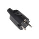 FICHE PVC 16A AVEC TERRE NOIR ÉLECTRICITÉ, DOMOTIQUE - C300B