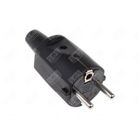 FICHE PVC 16A AVEC TERRE NOIR ÉLECTRICITÉ, DOMOTIQUE - C300B