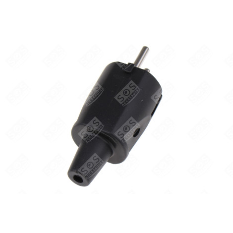 FICHE PVC 16A AVEC TERRE NOIR ÉLECTRICITÉ, DOMOTIQUE - C300B