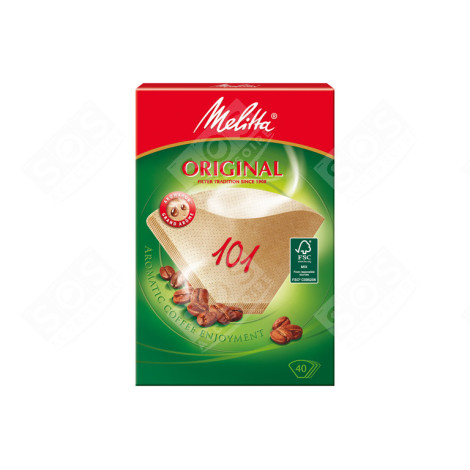 BOITE DE 40 FILTRES A CAFE MELITTA D'ORIGINE CAFETIÈRE, MACHINE À CAFÉ - 6627294