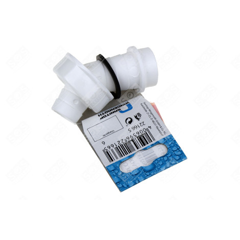 RACCORD SYPHON - 45° - JONCTION SIMPLE 3/4 - 20MM LAVE-LINGE - 10006148