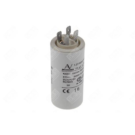 CONDENSATEUR INOXPLUS 240 - 16ΜF D'ORIGINE DIVERS PETIT MÉNAGER - PTC10010