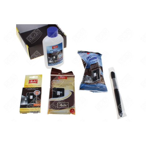 KIT PERFECT CLEAN NETTOYANT - DÉTARTRANT D'ORIGINE CAFETIÈRE, MACHINE À CAFÉ - 6780190