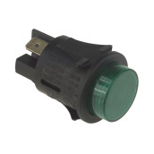 Interrupteur 4 contacts rond groen