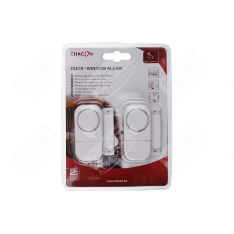 ALARM SANS FILS 120DB PORTES ET FENÊTRES PAR 2 , AVEC BOUTON ON-OFF D'ORIGINE ÉLECTRICITÉ, DOMOTIQUE - 34042