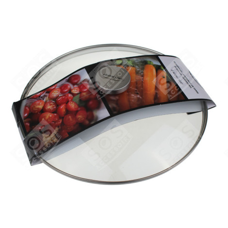 COUVERCLE EN VERRE PYREX 32 CM D'ORIGINE CUISEUR VAPEUR - 6532